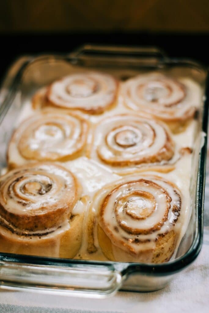 glaçage cinnamon rolls