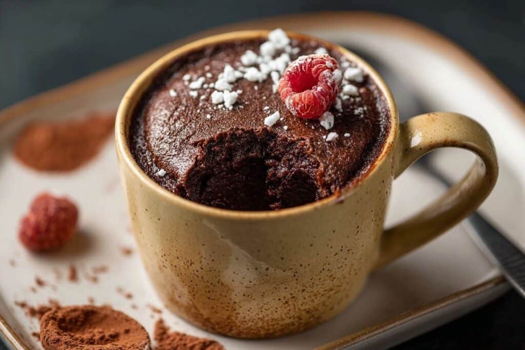 mug cake nutella