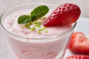 mousse aux fraises