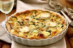 Quiche courgette chèvre : la recette inratable et l’astuce anti-pâte détrempée