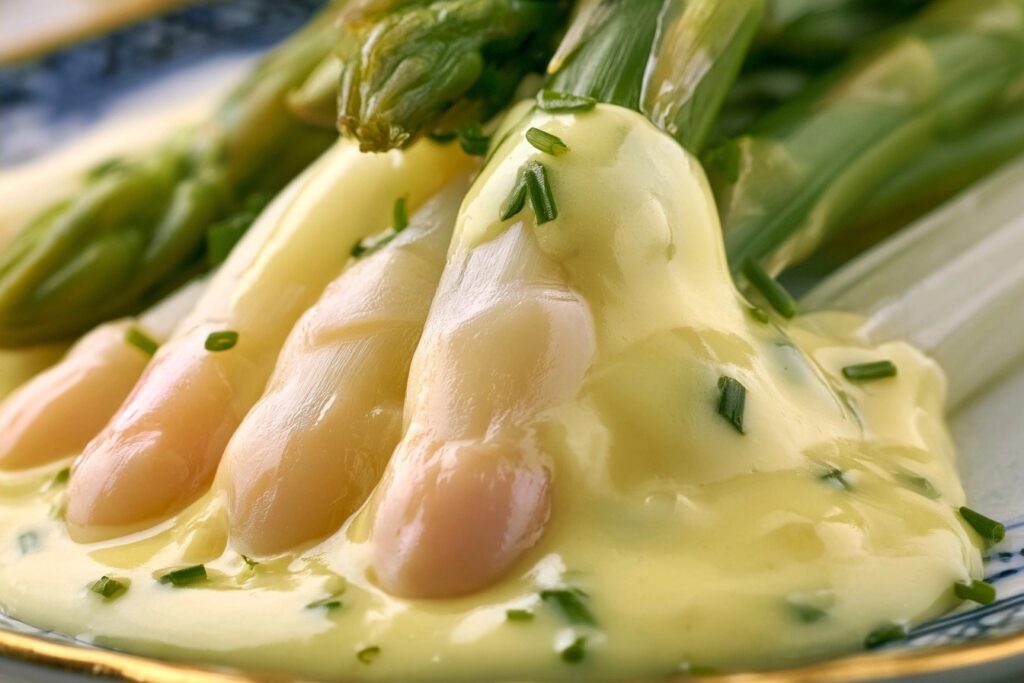 asperges sauce mousseline