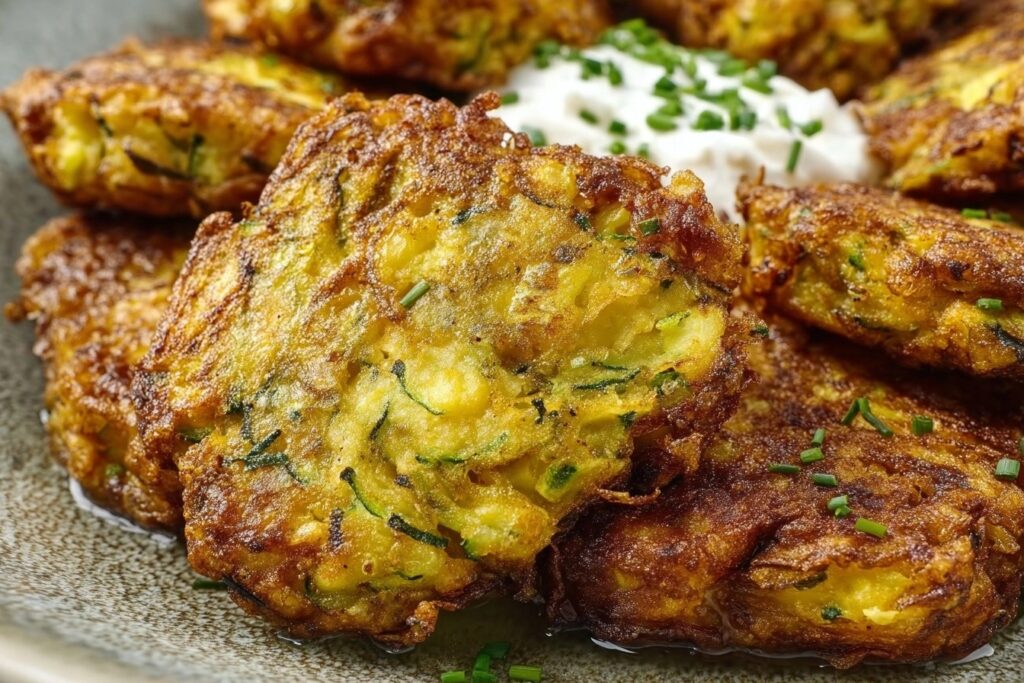 beignets de courgettes