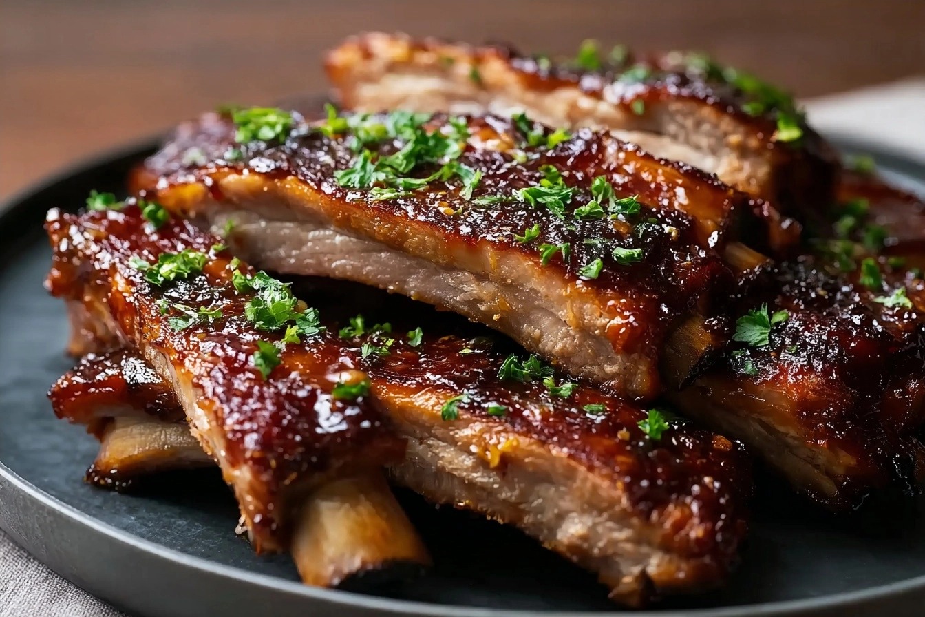 travers de porc au four cuisson