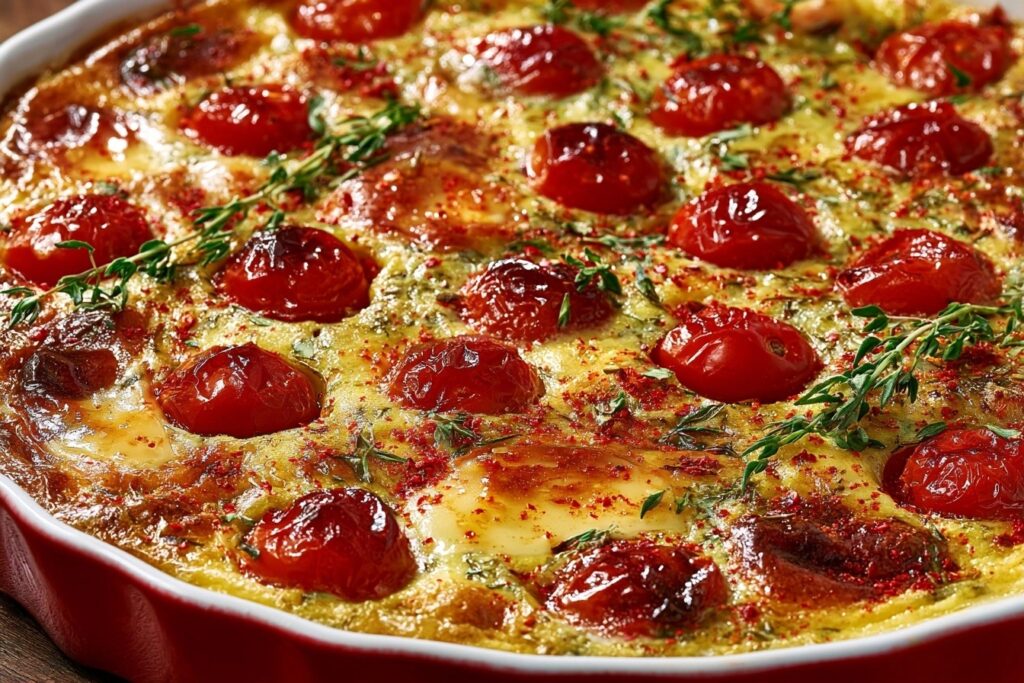 clafoutis tomates cerises