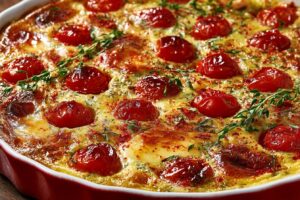 clafoutis tomates cerises
