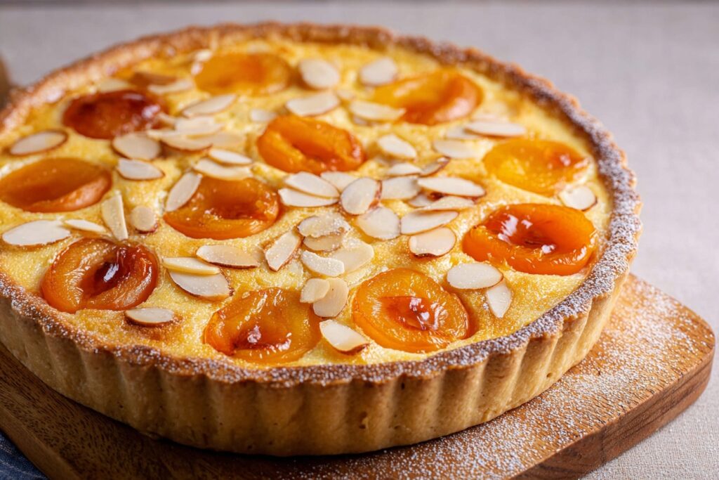 tarte abricots poudre d’amande