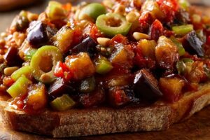 La vraie caponata sicilienne : le secret du mélange aigre-doux !