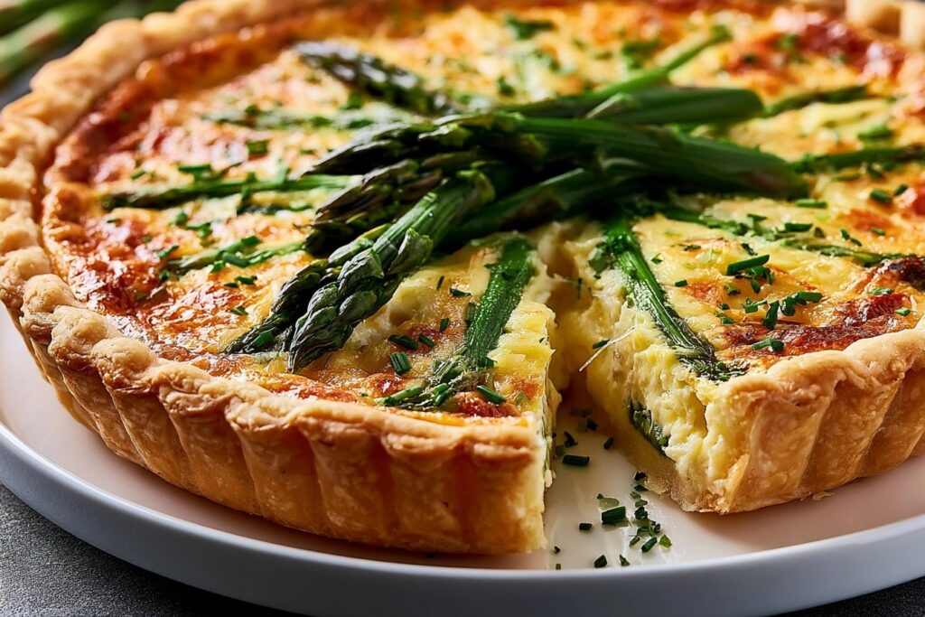 La fameuse quiche aux asperges de Juliette : l'astuce pour une pâte ultra-croustillante !