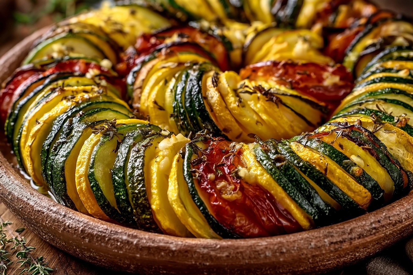 Le vrai tian de courgettes (qui ne rend pas d'eau et fond en bouche !)