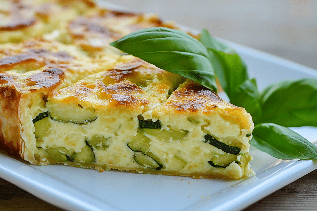 flan de courgettes facile