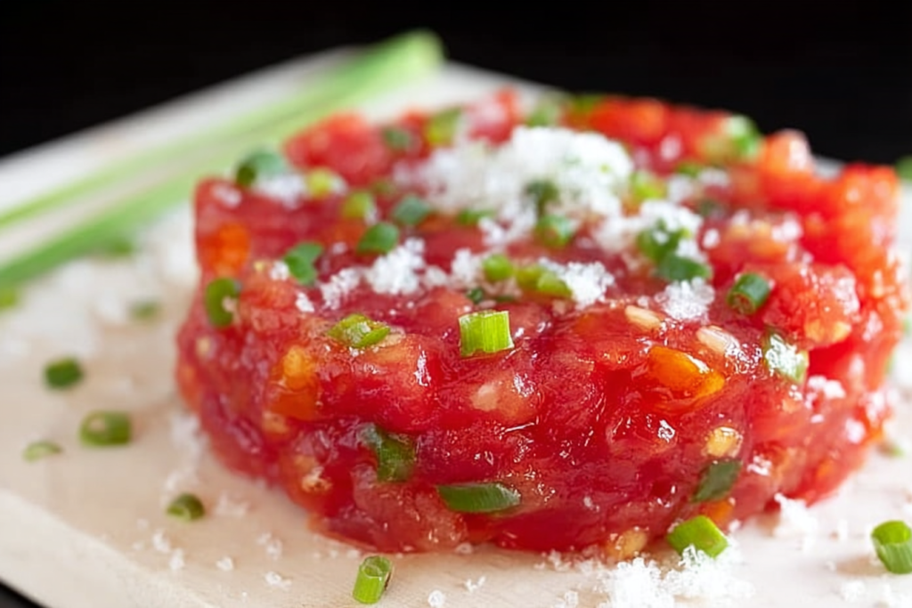 tartare de tomates