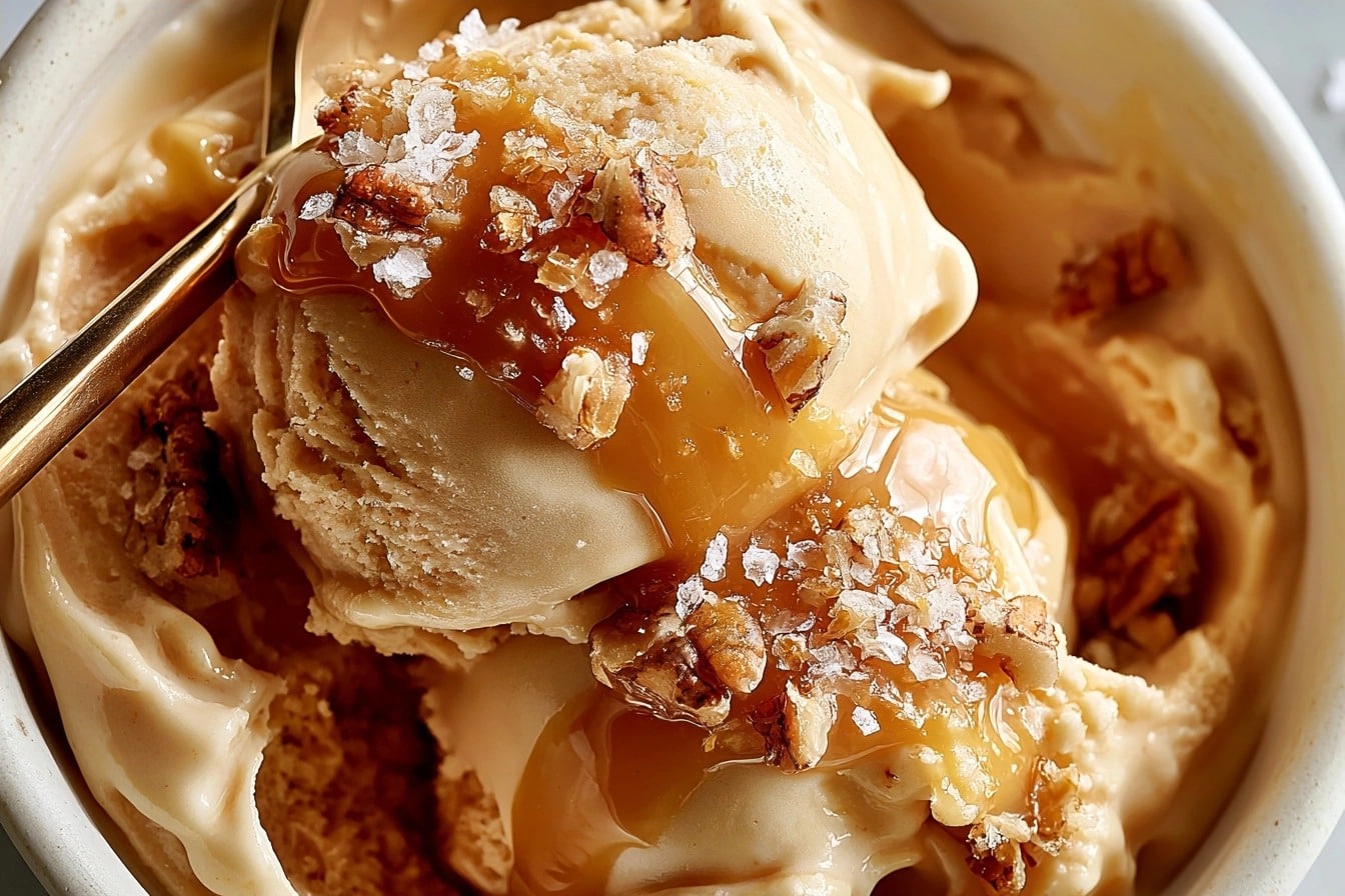 Glace caramel beurre salé Ninja Creami : la recette ultra-crémeuse