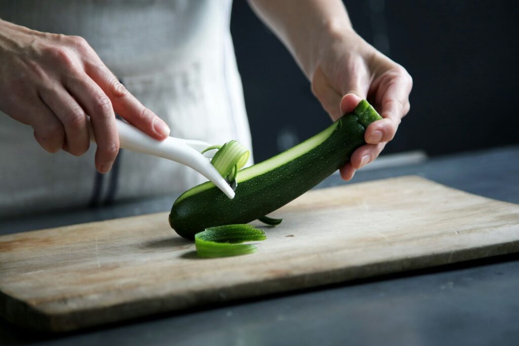 faut-il éplucher les courgettes