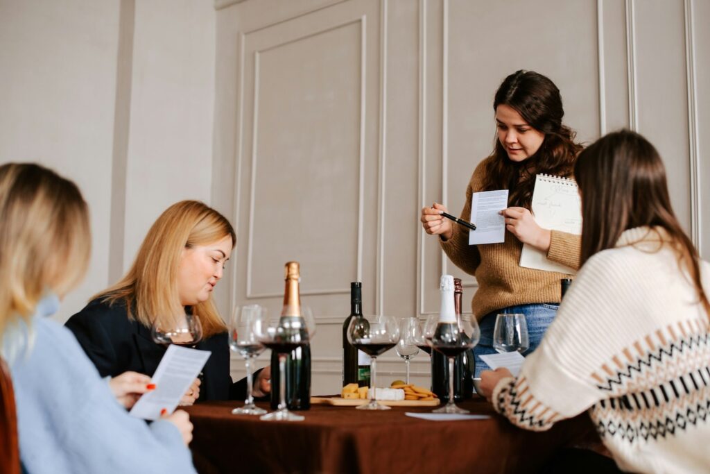 organiser une dégustation de vin à la maison